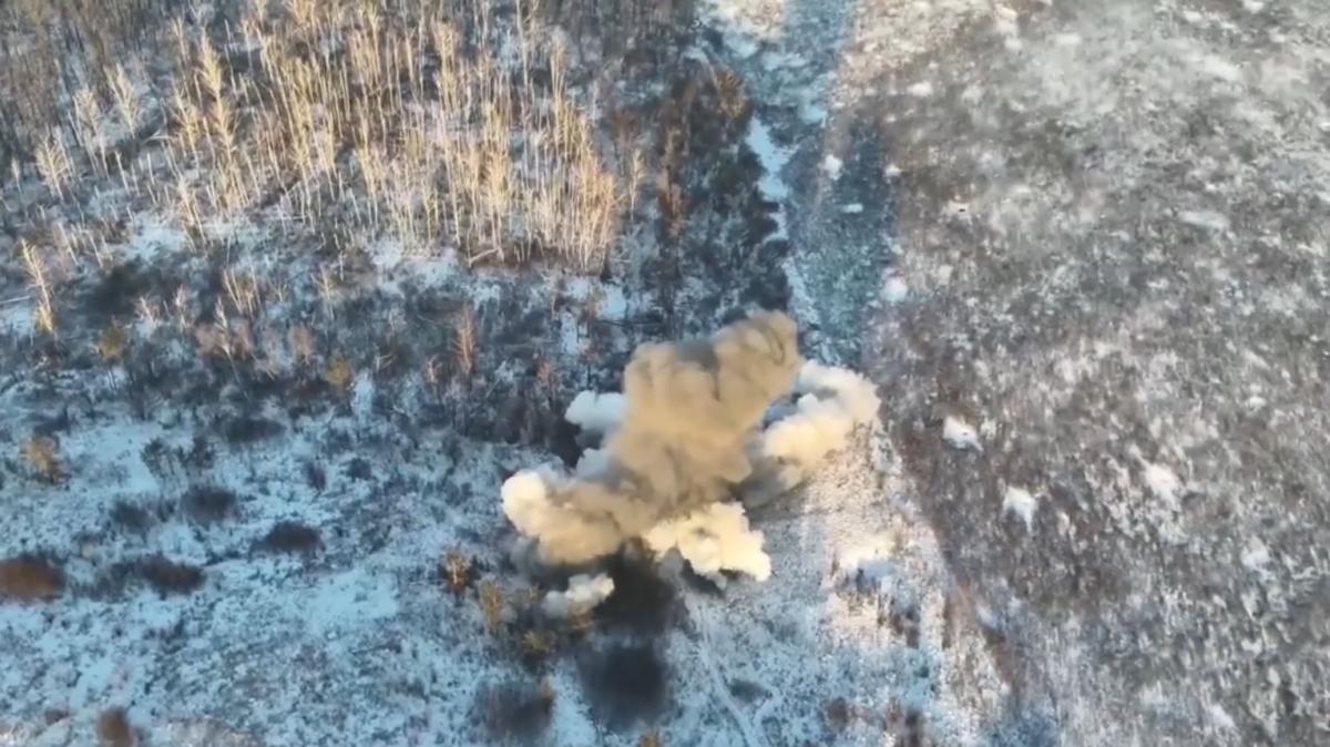 Ударные БПЛА группировки «Север» нейтрализовали наземные роботизированные комплексы и инженерную технику ВСУ в Харьковской области