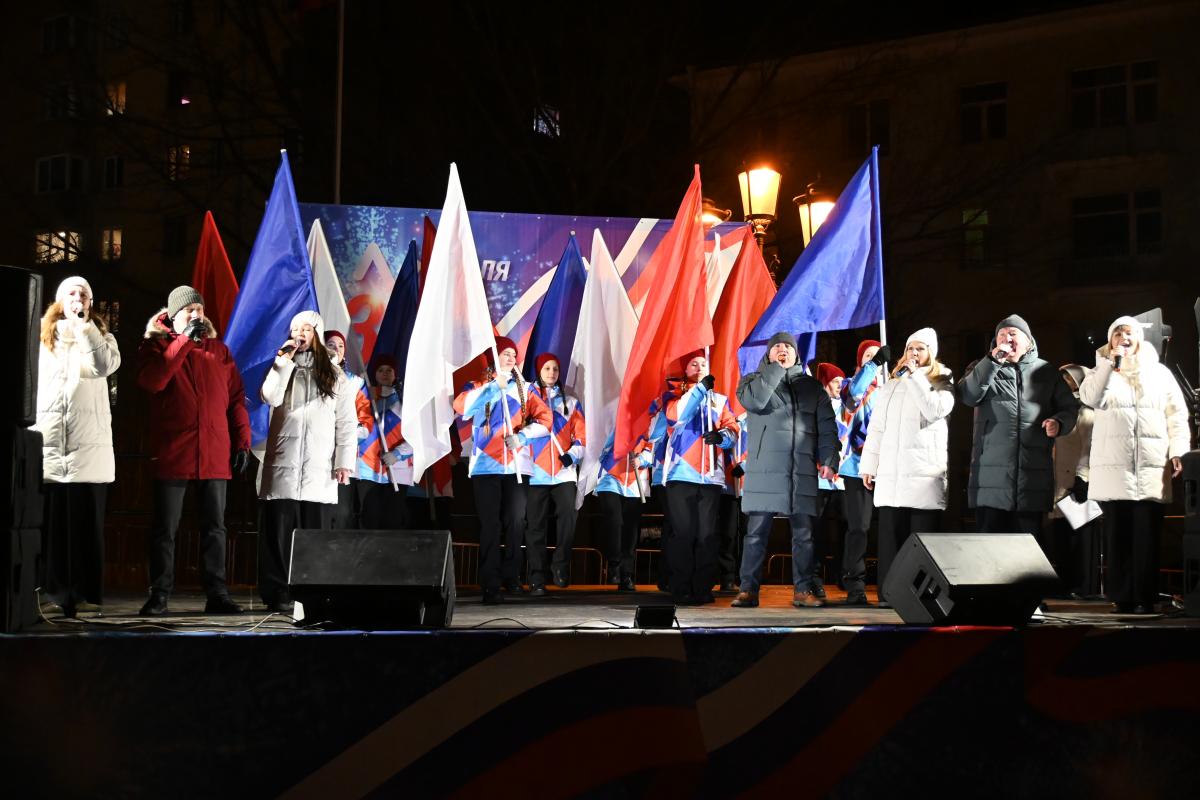 В прошла акция-концерт «Славит Россия Героев своих!»