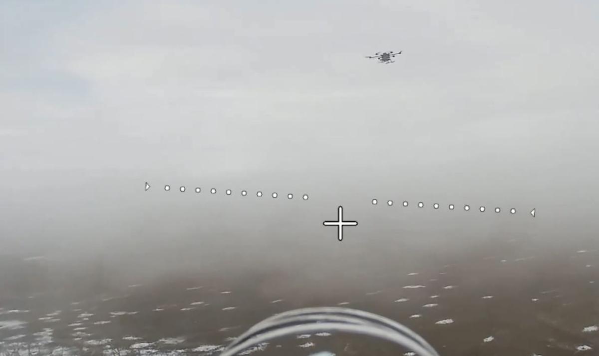 "Расчеты беспилотных систем группировки «Север» успешно ликвидировали гексакоптер «Баба Яга» и артиллерийскую установку противника в Сумской области